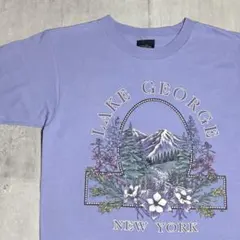 美品！90's ヴィンテージ NEW YORK Tシャツ US古着 M パープルのサムネイル