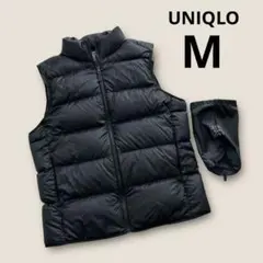 UNIQLO ウルトラライトダウンベスト　収納袋付き　ブラック　M