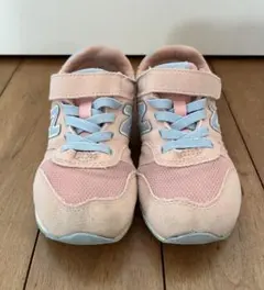 New Balance スニーカー ピンク/ブルー　18.5cm