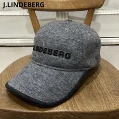 ジェイリンドバーグ キャップ 57〜59cm チャコール ウール ゴルフウェア