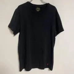 POLO RALPH LAUREN 黒 半袖Tシャツ 赤いロゴ XL