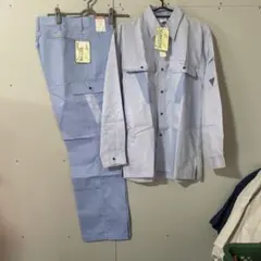 旭蝶　カーゴパンツ　w82 L 上下　作業着　高級 激安 昭和レトロ 春夏