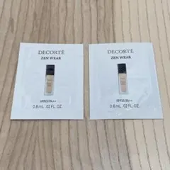 コスメデコルテ　ゼンウェアステイ　ファンデーション　サンプル