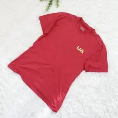 アンダーアーマー ベースボールTシャツ/スポーツ XL レッド