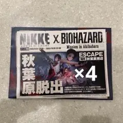 NIKKE 号外 バイオハザード ポスター ニケ BIOHAZARD