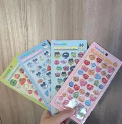 【新品】Tamagotchi たまごっち 3D ステッカー4枚セット！