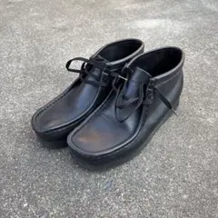 Clarks Wallabee black lether UK7.5