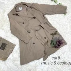 earth music and ecology 【M】トレンチコート ベージュ