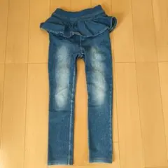 プティマイン フリルデニム 120cm