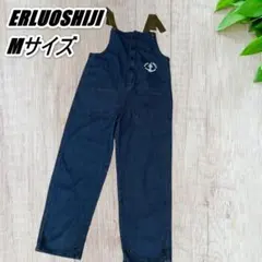 ERLUOSHIJIA デッキパンツ デニム サロペット オーバーオール M