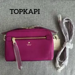 TOPKAPI トプカピ イタリアンシュリンクレザー ショルダーバッグ 牛革