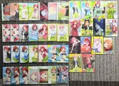 五等分の花嫁 ウエハースカード 他 42枚 まとめ 一花 二乃 三玖 四葉 五月