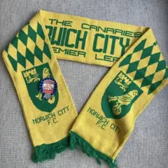 【新品】【激レア】【イギリス製】ノリッジ・シティFC マフラー　カナリーズ