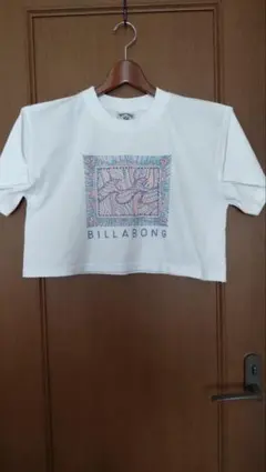 BILLABONG クロップドTシャツ ホワイト　オ−ストラリア製
