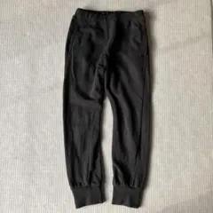 デビロック 裏毛 裾リブ スウェットパンツ ジョガーパンツ 120 黒