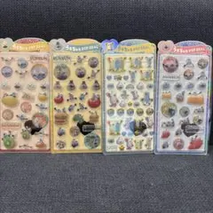 新品未使用　立体シール　パペットスンスン　4枚セット