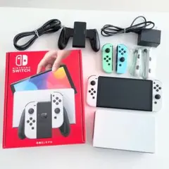 Switch 本体 有機EL ホワイト 白 どうぶつの森 ジョイコンセット