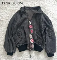 PINK HOUSE パッチワーク ブルゾン デニムジャケット - メルカリ