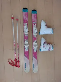 ELAN スキーセット110cm ピンク/ホワイト