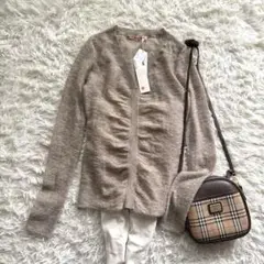 新品✨BACCA バッカ ラメニット モヘヤ ウール ベージュ