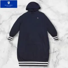ブルーレーベルクレストブリッジ　パーカーワンピース　ロングゆったり38 2025年最新】BLUE LABEL CRESTBRIDGE レディース ロング