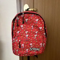 スヌーピー 赤 リュック