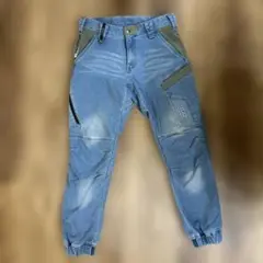 寅壱　デニムカーゴジョガーパンツM超美品⭐︎