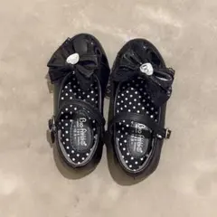 Biofitter ブラック フォーマルシューズ　入園式　卒園式　キッズシューズ