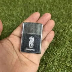 Zippo シンガポールデザイン ライター セット Zippo ジッポー 漢字 和柄 シルバーサテン ゴールド 金銀 代表