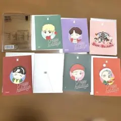 BTS 韓国　ポップアップ　限定　ホリデー　カード　セット　タイニータン　未使用