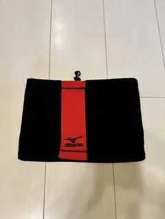 ミズノ　ネックウォーマー ブラック✖️レッド