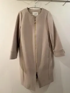 2017*IENA SLOBE イエナ ノーカラーZIP ボアブルゾン SLOBE IENA - 2017*IENA SLOBE イエナ ノーカラーZIP ボアブルゾンの