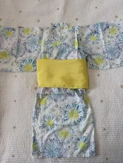 apres les cours浴衣3点セット（肩ひも付き）