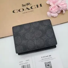 新商品　COACH　コーチ　折り財布　三つ折り財布　正規品