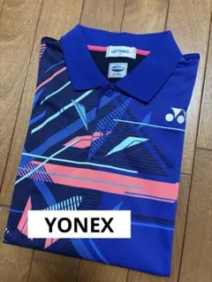 YONEX グラフィックポロシャツ 青/黒/ピンク