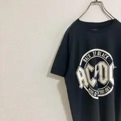 【状態良好】AC/DC ワールドツアー　ライブバンド　Tシャツ　黒　M