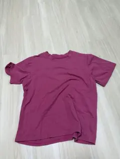 無地 Tシャツ ボルドー