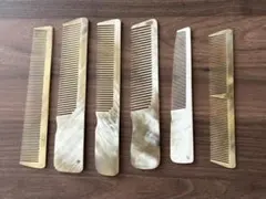 理容　美容　水牛　鯛　櫛　ヘアーサロン　3本セット 理容美容水牛鯛櫛ヘアーサロン3本セット