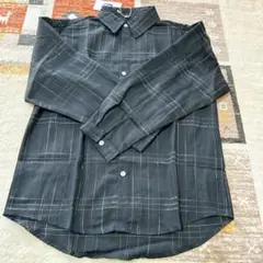メンズ 長袖シャツ 黒