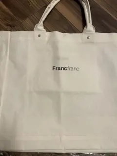 Francfranc ホワイトトートバッグ