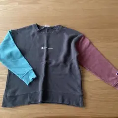 Champion カラーブロック トレーナー　グレー　チャンピオン　ライトオン