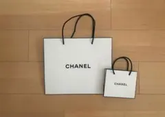 CHANEL ショッパー 2枚セット ブランド紙袋 シャネル ラグジュアリー