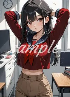 s-85[4K 高画質] かわいい イラスト アニメ A4ポスター コスプレ