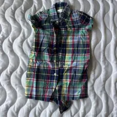 Ralph Lauren 半袖チェックシャツ 6m