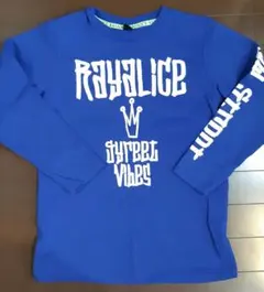 RAYALICE 長袖トレーナー 青 ブルー