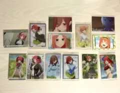 五等分の花嫁 ウエハース カード まとめ売り13点