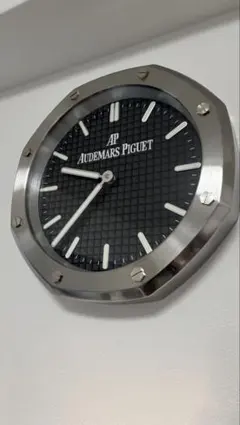 最終金額　AP オーデマピゲ ブラック　掛け時計 掛時計 非売品