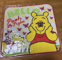 くまのプーさんのハンドタオル