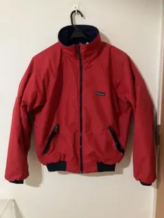 80s patagonia シェルドシンチラジャケット USA製 赤 三角タグ