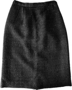 黒 テクスチャー タイトスカート